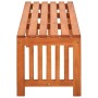 Banco de jardín madera maciza de eucalipto 130 cm de , Bancos de jardín - Ref: Foro24-44400, Precio: 165,99 €, Descuento: %