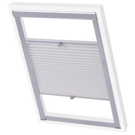 White pleated blind MK04 by , Blinds and blinds - Ref: Foro24-133528, Price: 36,99 €, Discount: %