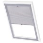 White pleated blind MK04 by , Blinds and blinds - Ref: Foro24-133528, Price: 36,83 €, Discount: %