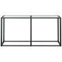 Transparent tempered glass console table 160x35x75.5 cm by , Side tables - Ref: Foro24-331678, Price: 75,43 €, Discount: %