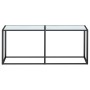 Mesa consola vidrio templado mármol blanco 180x35x75,5 cm de , Mesas auxiliares - Ref: Foro24-331684, Precio: 79,19 €, Descue...