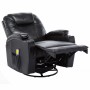 Schwarzer Schaukel-Massagesessel aus Kunstleder von , Elektrische Massagesessel - Ref: Foro24-246635, Preis: 591,17 €, Rabatt: %