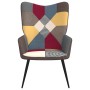 Silla de relajación de tela patchwork de , Sillones - Ref: Foro24-328185, Precio: 99,99 €, Descuento: %