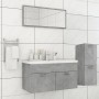 Juego de muebles de baño madera de ingeniería gris hormigón de , Muebles de baño - Ref: Foro24-3071202, Precio: 282,91 €, Des...