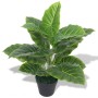 Artificial taro plant with green pot 45 cm by vidaXL, artificial flora - Ref: Foro24-244431, Price: 17,44 €, Discount: %