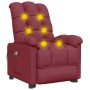 Red fabric electric massage chair by , Electric massage chairs - Ref: Foro24-3073761, Price: 226,99 €, Discount: %