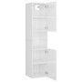 Glossy white engineered wood bathroom furniture set by , Bathroom furniture - Ref: Foro24-3071159, Price: 330,48 €, Discount: %