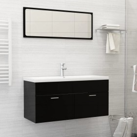 Built-in sink with white ceramic faucet 101x39x18 cm by , Sinks - Ref: Foro24-148627, Price: 303,04 €, Discount: %