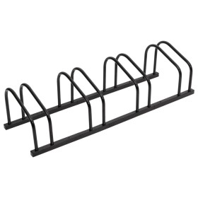 Bicycle rack for 4 black steel bicycles by , Bases and supports for storing bicycles - Ref: Foro24-154424, Price: 39,85 €, Di...