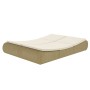 Sofá tumbona de jardín de ratán sintético beige de vidaXL, Camas para exteriores - Ref: Foro24-42887, Precio: 318,19 €, Descu...