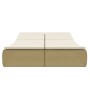 Sofá tumbona de jardín de ratán sintético beige de vidaXL, Camas para exteriores - Ref: Foro24-42887, Precio: 318,19 €, Descu...