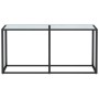 Mesa consola vidrio templado mármol blanco 160x35x75,5 cm de , Mesas auxiliares - Ref: Foro24-331680, Precio: 71,92 €, Descue...