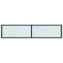 White marble tempered glass console table 160x35x75.5 cm by , Side tables - Ref: Foro24-331680, Price: 71,92 €, Discount: %