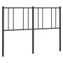 Black metal headboard 140 cm by , Headboards and footboards - Ref: Foro24-352513, Price: 27,25 €, Discount: %