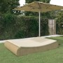 Sofá tumbona de jardín de ratán sintético beige de vidaXL, Camas para exteriores - Ref: Foro24-42887, Precio: 318,19 €, Descu...