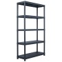 Estantería de plástico 500 kg 100x40x180 cm negro de , Estanterías industriales - Ref: Foro24-45678, Precio: 173,99 €, Descue...