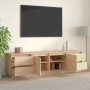 Mueble de TV de madera maciza de pino 176x37x47,5 cm de , Muebles TV - Ref: Foro24-814319, Precio: 202,54 €, Descuento: %