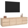 Mueble de TV de madera maciza de pino 176x37x47,5 cm de , Muebles TV - Ref: Foro24-814319, Precio: 202,54 €, Descuento: %