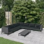 Set sofás de jardín 8 pzas cojines ratán sintético gris oscuro de , Conjuntos de jardín - Ref: Foro24-3099847, Precio: 629,67...