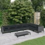 Garden sofa set 8 pieces with dark gray synthetic rattan cushions by , Garden sets - Ref: Foro24-3099845, Price: 500,99 €, Di...