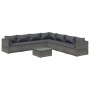 8-piece garden furniture set and gray synthetic rattan cushions by , Garden sets - Ref: Foro24-3101765, Price: 921,23 €, Disc...