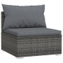 Set de muebles de jardín 8 pzas y cojines ratán sintético gris de , Conjuntos de jardín - Ref: Foro24-3101773, Precio: 921,57...