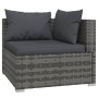 Set de muebles de jardín 8 pzas y cojines ratán sintético gris de , Conjuntos de jardín - Ref: Foro24-3101861, Precio: 954,75...