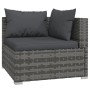 6-piece garden furniture set and gray synthetic rattan cushions by , Garden sets - Ref: Foro24-3101877, Price: 714,34 €, Disc...