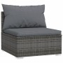 11-piece garden furniture set and gray synthetic rattan cushions by , Garden sets - Ref: Foro24-3102525, Price: 1,00 €, Disco...