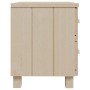 Mesita de noche HAMAR pino macizo marrón miel 40x35x44,5cm de vidaXL, Mesitas de noche - Ref: Foro24-340404, Precio: 44,88 €,...