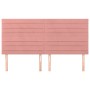 Headboards 4 units of pink velvet 100x5x78/88 cm by , Headboards and footboards - Ref: Foro24-3116543, Price: 104,25 €, Disco...