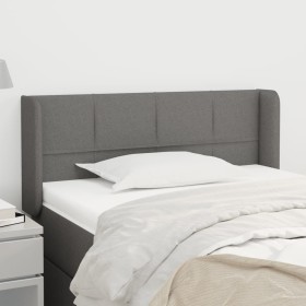 Cabecero de tela gris oscuro 93x16x78/88 cm de , Cabeceros y pies de cama - Ref: Foro24-3118751, Precio: 58,99 €, Descuento: %