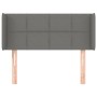 Dark gray fabric headboard 93x16x78/88 cm by , Headboards and footboards - Ref: Foro24-3118751, Price: 61,54 €, Discount: %