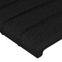 Bed frame with black fabric headboard 100x200 cm by , Beds and slatted bases - Ref: Foro24-3125116, Price: 145,95 €, Discount: %