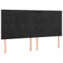 Bed frame with black velvet headboard 180x200 cm by , Beds and slatted bases - Ref: Foro24-3125832, Price: 249,99 €, Discount: %