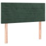 Cama box spring con colchón terciopelo verde oscuro 90x190 cm de , Camas y somieres - Ref: Foro24-3127526, Precio: 318,46 €, ...