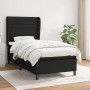 Box spring bed with black fabric mattress 90x200 cm by , Beds and slatted bases - Ref: Foro24-3128015, Price: 339,41 €, Disco...