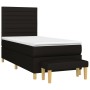 Cama box spring con colchón tela negro 100x200 cm de , Camas y somieres - Ref: Foro24-3137215, Precio: 395,45 €, Descuento: %