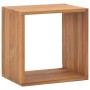 Mesita de noche de madera maciza de teca 40x30x40 cm de vidaXL, Mesitas de noche - Ref: Foro24-326132, Precio: 48,10 €, Descu...