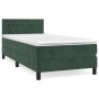 Cama box spring con colchón terciopelo verde oscuro 90x200 cm de , Camas y somieres - Ref: Foro24-3141344, Precio: 303,54 €, ...