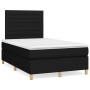 Cama box spring con colchón tela negro 120x200 cm de , Camas y somieres - Ref: Foro24-3142403, Precio: 406,58 €, Descuento: %