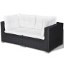 5-piece garden furniture set and black synthetic rattan cushions by vidaXL, Garden sets - Ref: Foro24-42740, Price: 340,69 €,...