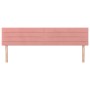 Cabeceros 2 unidades de terciopelo rosa 90x5x78/88 cm de , Cabeceros y pies de cama - Ref: Foro24-346185, Precio: 61,56 €, De...