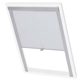 Blackout roller blind white U08/808 by , Blinds and blinds - Ref: Foro24-131289, Price: 55,73 €, Discount: %