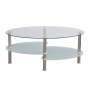 Mesa de centro de vidrio con diseño exclusivo blanca de , Mesas de centro - Ref: Foro24-240508, Precio: 76,13 €, Descuento: %