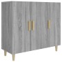 Sonoma graues Sideboard aus Holzwerkstoff, 90 x 34 x 80 cm von , Sideboards - Ref: Foro24-817460, Preis: 79,73 €, Rabatt: %