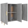 Aparador de madera de ingeniería gris Sonoma 90x34x80 cm de , Aparadores - Ref: Foro24-817460, Precio: 79,62 €, Descuento: %