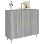 Sonoma graues Sideboard aus Holzwerkstoff, 90 x 34 x 80 cm von , Sideboards - Ref: Foro24-817460, Preis: 79,73 €, Rabatt: %