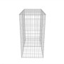 Gabion wall basket galvanized steel 100x50x100 cm by vidaXL, fence panels - Ref: Foro24-142550, Price: 65,45 €, Discount: %