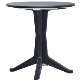 Anthracite gray plastic garden table 70 cm by , Garden tables - Ref: Foro24-45619, Price: 71,43 €, Discount: %